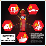 1000ML Original Portable Mini Car Stop Fire Extinguisher Special Extinguishing Formula