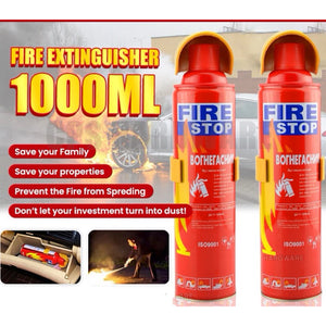 1000ML Original Portable Mini Car Stop Fire Extinguisher Special Extinguishing Formula