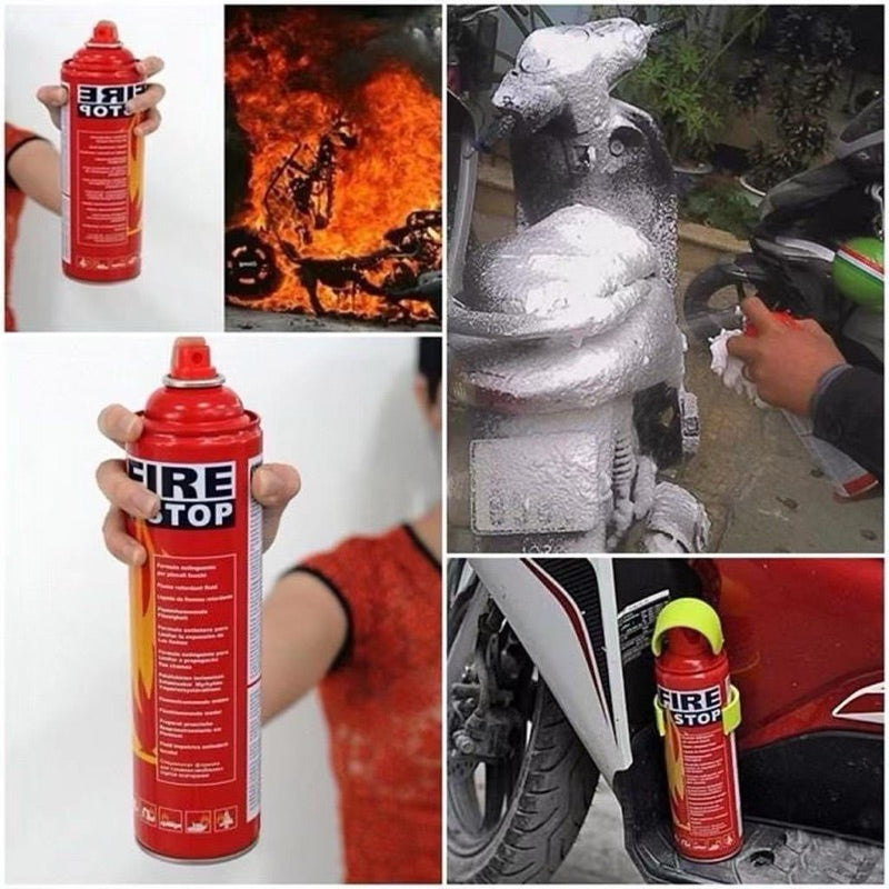 1000ML Original Portable Mini Car Stop Fire Extinguisher Special Extinguishing Formula