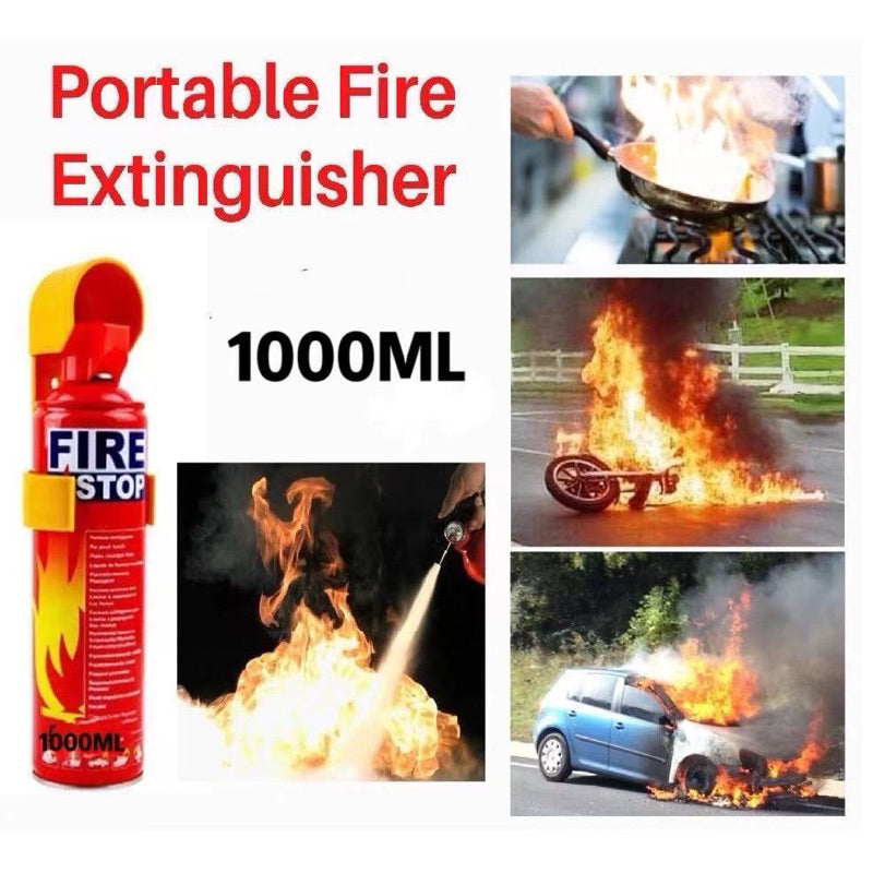 1000ML Original Portable Mini Car Stop Fire Extinguisher Special Extinguishing Formula