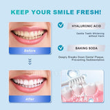 【FDA APPROVED SCoban teeth Whitening toothpaste Hyaluronic Acid Dual-Effect and Scoban mouth spray Fresh Breath