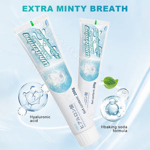 【FDA APPROVED SCoban teeth Whitening toothpaste Hyaluronic Acid Dual-Effect and Scoban mouth spray Fresh Breath