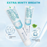 【FDA APPROVED SCoban teeth Whitening toothpaste Hyaluronic Acid Dual-Effect and Scoban mouth spray Fresh Breath