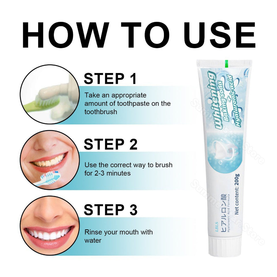 【FDA APPROVED SCoban teeth Whitening toothpaste Hyaluronic Acid Dual-Effect and Scoban mouth spray Fresh Breath